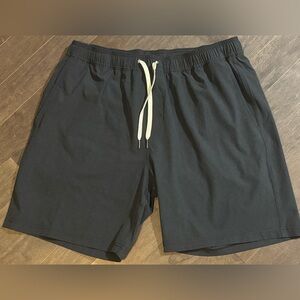 Fair Harbor Swim Trunks Mens 2XL Blue Lined Anchor Shorts 8" Inseam Board
